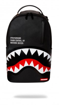 לצפייה במוצר SPRAYGROUND SHARK CENTRAL BLACK BAG 